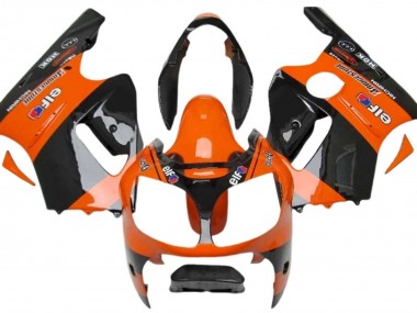 2000-2001 Kawasaki ZX12R Motorcycle Fairings - Orange Black Elf Michelin UK Manufacturers