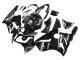 2000-2001 Kawasaki ZX12R Motorcycle Fairings - Glossy Black White Elf Snow UK Manufacturers