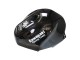 2000-2001 Kawasaki ZX12R Motorcycle Fairings - Glossy Black White Elf Snow UK Manufacturers