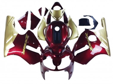 2000-2001 Kawasaki ZX12R Motorcycle Fairings - Red Gold UK Manufacturers