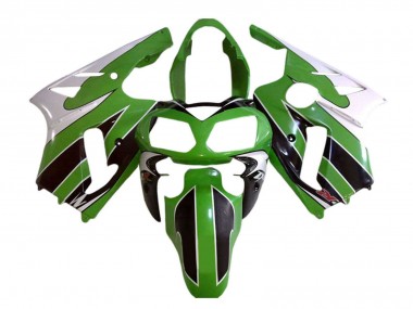 2002-2006 Kawasaki ZX12R Motorcycle Fairings - White Green Black UK Manufacturers