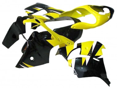 2002-2006 Kawasaki ZX12R Motorcycle Fairings - Yellow Black UK Manufacturers