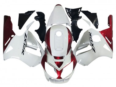 2002-2006 Kawasaki ZX12R Motorcycle Fairings - White Red Black UK Manufacturers