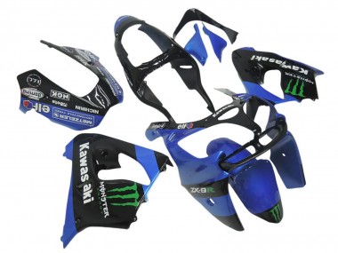 2002-2006 Kawasaki ZX12R Motorcycle Fairings - Blue Black Green White Elf Monster UK Manufacturers