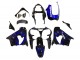 2000-2001 Kawasaki ZX9R Motorcycle Fairings - Glossy Black Blue Flame White UK Manufacturers