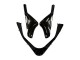 2000-2001 Kawasaki ZX9R Motorcycle Fairings - Glossy Black Blue Flame White UK Manufacturers