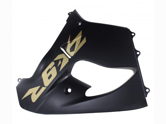 2000-2001 Kawasaki ZX9R Motorcycle Fairings - Matte Black Gold UK Manufacturers