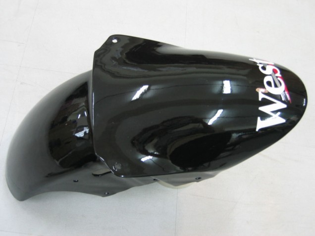 2000-2001 Kawasaki ZX9R Motorcycle Fairings - Glossy Black White West UK Manufacturers