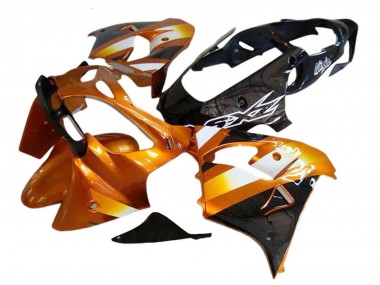 2000-2001 Kawasaki ZX9R Motorcycle Fairings - Orange Black UK Manufacturers