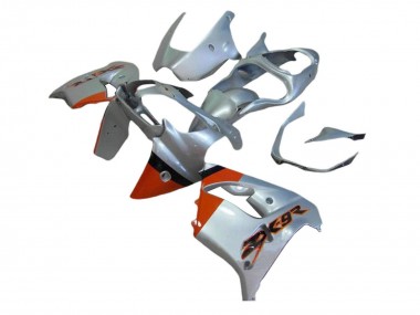 2000-2001 Kawasaki ZX9R Motorcycle Fairings - Silver Red UK Manufacturers