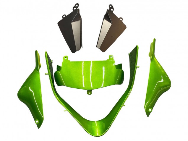 2000-2001 Kawasaki ZX9R Motorcycle Fairings - Green Flame UK Manufacturers