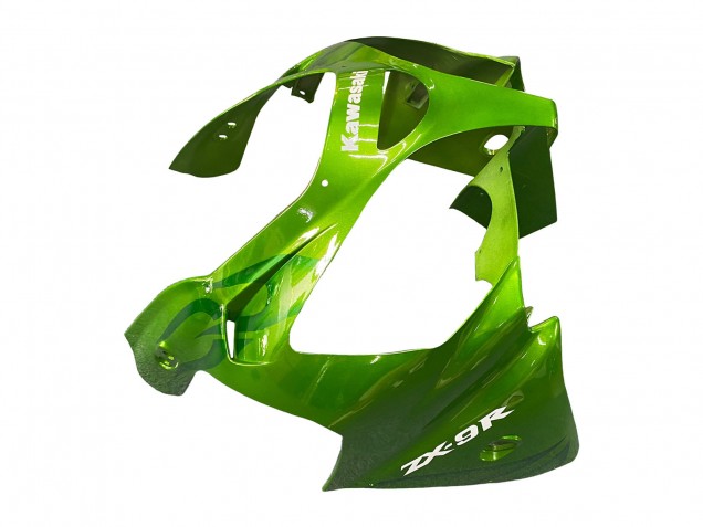 2000-2001 Kawasaki ZX9R Motorcycle Fairings - Green Flame UK Manufacturers