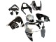 2002-2003 Kawasaki ZX9R Motorcycle Fairings - Silver Glossy Black Monster Elf UK Manufacturers
