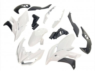 2015-2021 Kawasaki Versys 650 Motorcycle Fairings - White Matte Black UK Manufacturers