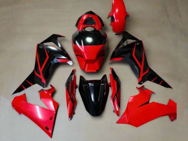 2019-2020 Honda CBR650R Motorcycle Fairings - Red Glossy Black Stripe UK Manufacturers