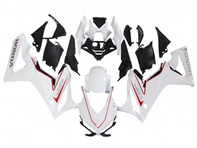 2019-2020 Honda CBR650R Motorcycle Fairings - White Red Black UK Manufacturers