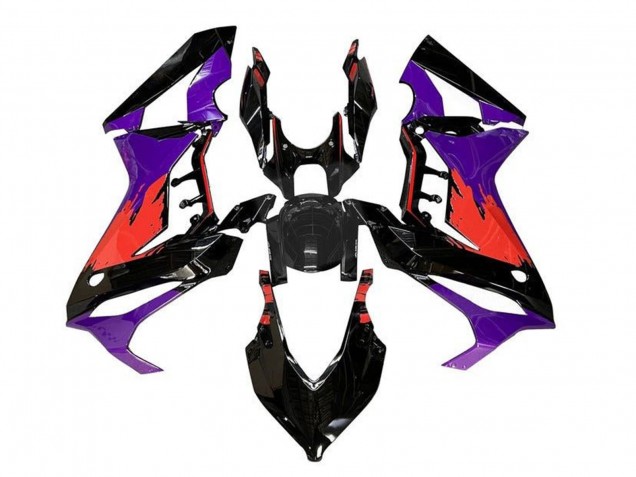 2019-2020 Honda CBR650R Motorcycle Fairings - Purple Red Glossy Black UK Manufacturers