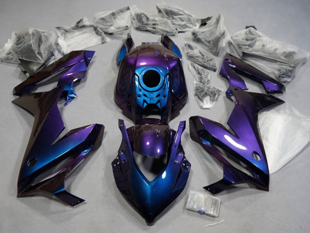 2021-2023 Honda CBR650R Motorcycle Fairings - Chameleon Blue Purple UK Manufacturers