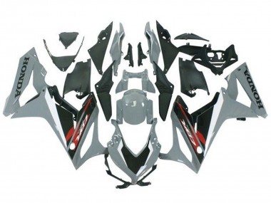 2021-2023 Honda CBR650R Motorcycle Fairings - Nardo Grey Glossy Black Red UK Manufacturers