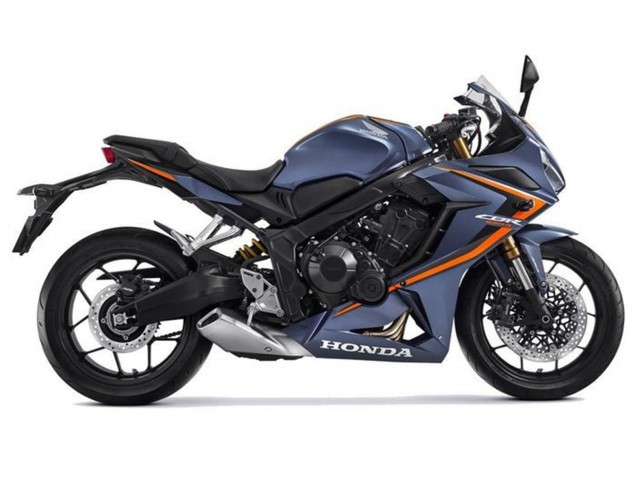 2021-2023 Honda CBR650R Motorcycle Fairings - Matte Dark Blue Orange Black UK Manufacturers
