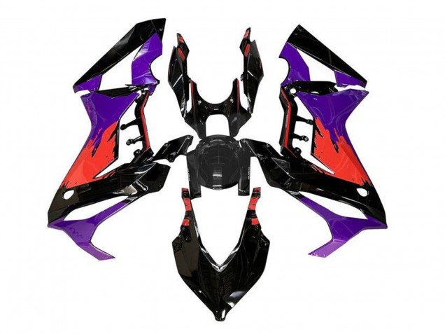 2021-2023 Honda CBR650R Motorcycle Fairings - Purple Red Glossy Black UK Manufacturers