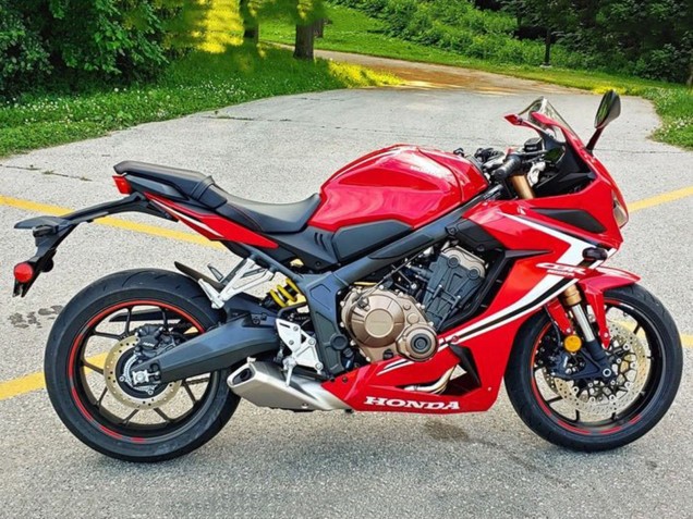 2021-2023 Honda CBR650R Motorcycle Fairings - Red White Black Stripe UK Manufacturers