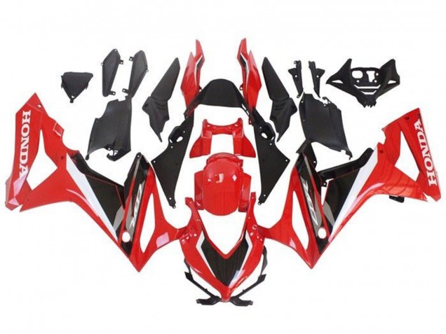2021-2023 Honda CBR650R Motorcycle Fairings - Red White Black UK Manufacturers