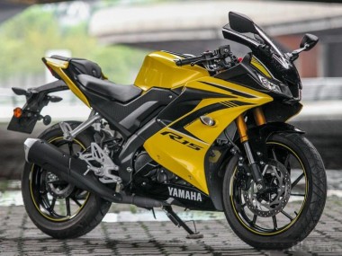 2018-2024 Yamaha YZF R15 Motorcycle Fairings - Yellow Black UK Manufacturers