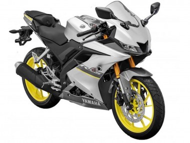 2018-2024 Yamaha YZF R15 Motorcycle Fairings - Matte Silver Yellow UK Manufacturers