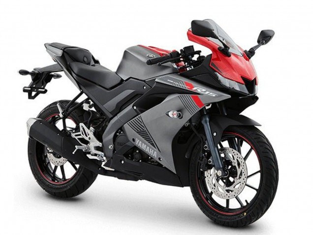 2018-2024 Yamaha YZF R15 Motorcycle Fairings - Matte Grey Red UK Manufacturers