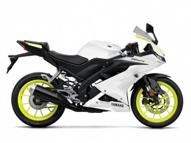 2019-2024 Yamaha YZF R125 Motorcycle Fairings - White Yellow UK Manufacturers