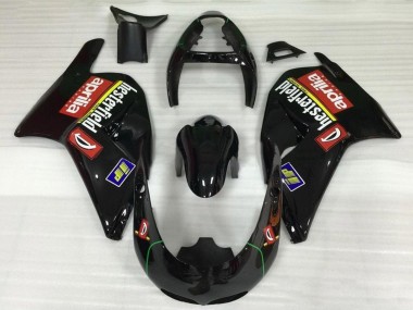 1995-1997 Aprilia RS250 Motorcycle Fairings - Glossy Black Red UK Manufacturers