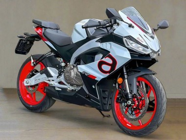 2024-2025 Aprilia RS457 Motorcycle Fairings - White Black Red UK Manufacturers