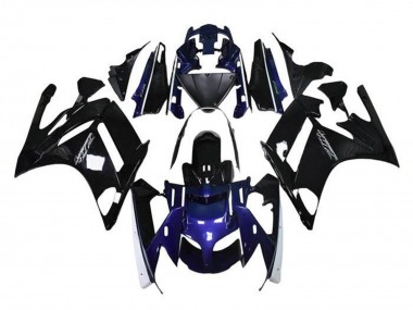 2001-2006 Yamaha FJR1300 Motorcycle Fairings - Glossy Black Blue UK Manufacturers