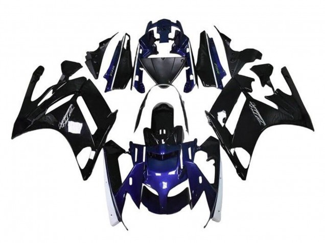2001-2006 Yamaha FJR1300 Motorcycle Fairings - Glossy Black Blue UK Manufacturers