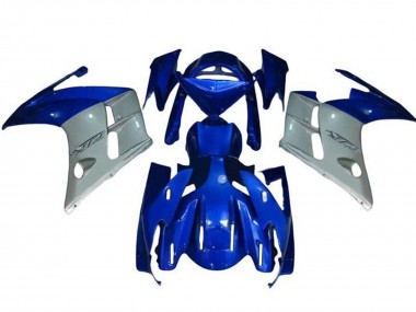 2001-2006 Yamaha FJR1300 Motorcycle Fairings - Blue White UK Manufacturers