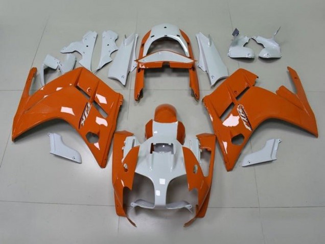 2007-2012 Yamaha FJR1300 Motorcycle Fairings - Orange White UK Manufacturers