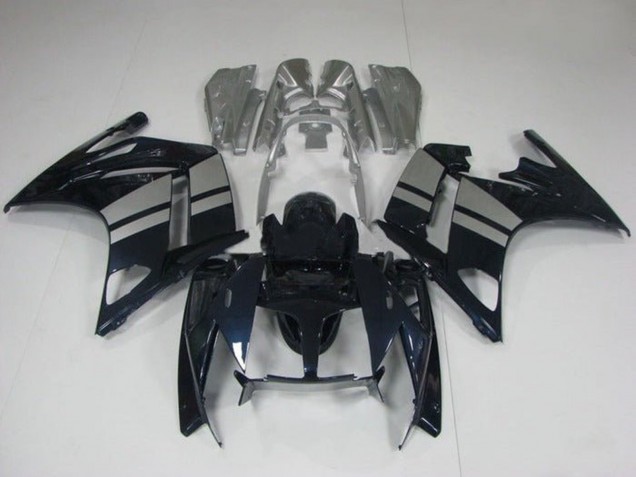 2013-2015 Yamaha FJR1300 Motorcycle Fairings - Glossy Black Silver UK Manufacturers