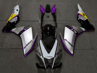 2009-2015 Aprilia RSV4 1000 Motorcycle Fairings - Silver Black Purple Yellow UK Manufacturers