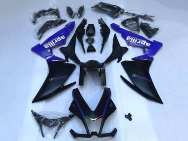 2009-2015 Aprilia RSV4 1000 Motorcycle Fairings - Matte Black Blue UK Manufacturers