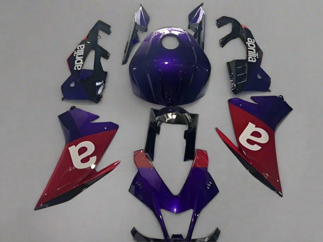 2009-2015 Aprilia RSV4 1000 Motorcycle Fairings - Purple Red UK Manufacturers