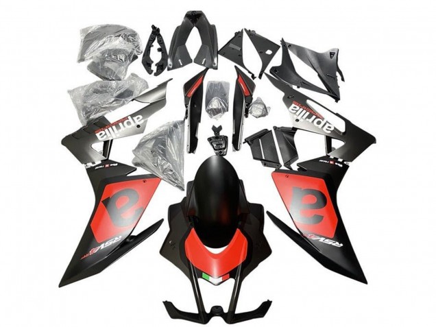 2009-2015 Aprilia RSV4 1000 Motorcycle Fairings - Matte Black Red White UK Manufacturers