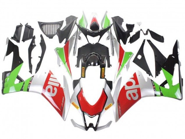 2009-2015 Aprilia RSV4 1000 Motorcycle Fairings - Silver Red Green UK Manufacturers