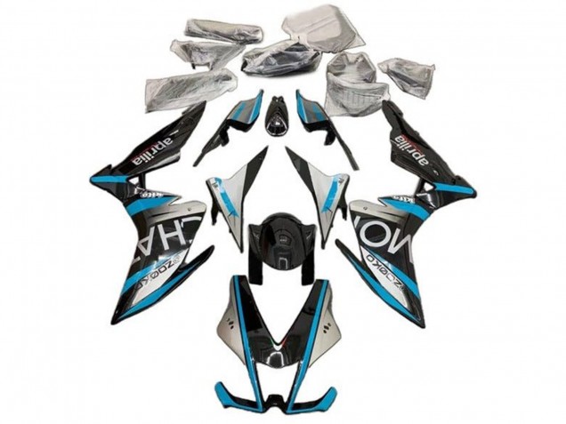 2009-2015 Aprilia RSV4 1000 Motorcycle Fairings - Silver Black Blue UK Manufacturers