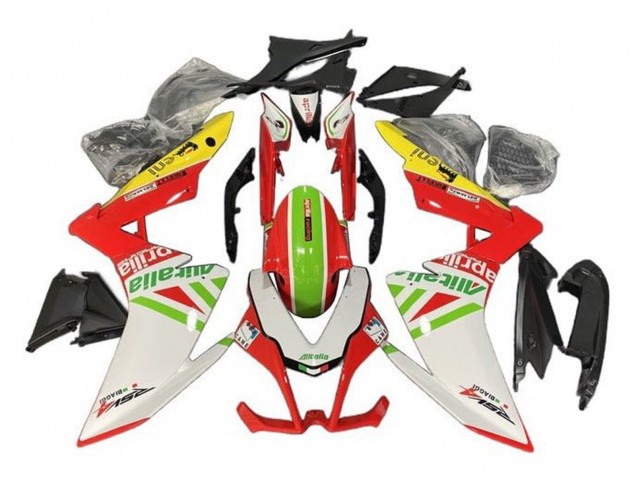 2009-2015 Aprilia RSV4 1000 Motorcycle Fairings - White Red Green Yellow UK Manufacturers