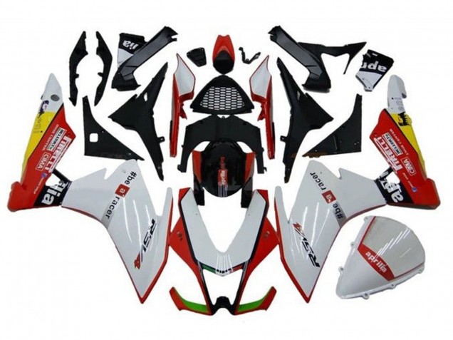 2009-2015 Aprilia RSV4 1000 Motorcycle Fairings - White Red Black Yellow UK Manufacturers