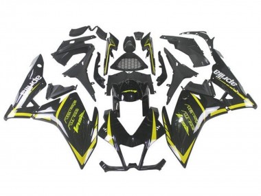 2009-2015 Aprilia RSV4 1000 Motorcycle Fairings - Black Yellow UK Manufacturers