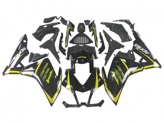 2009-2015 Aprilia RSV4 1000 Motorcycle Fairings - Black Yellow UK Manufacturers