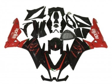 2009-2015 Aprilia RSV4 1000 Motorcycle Fairing - Black Red UK Manufacturers
