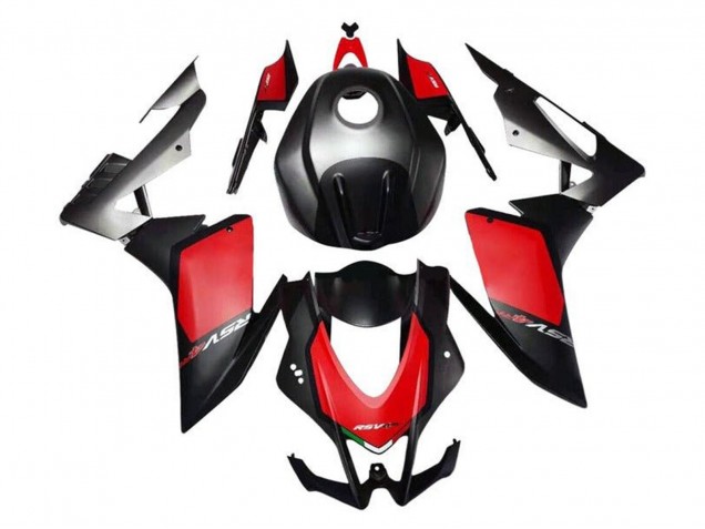2016-2020 Aprilia RSV4 1000 Motorcycle Fairings - Matte Black Red Grey UK Manufacturers